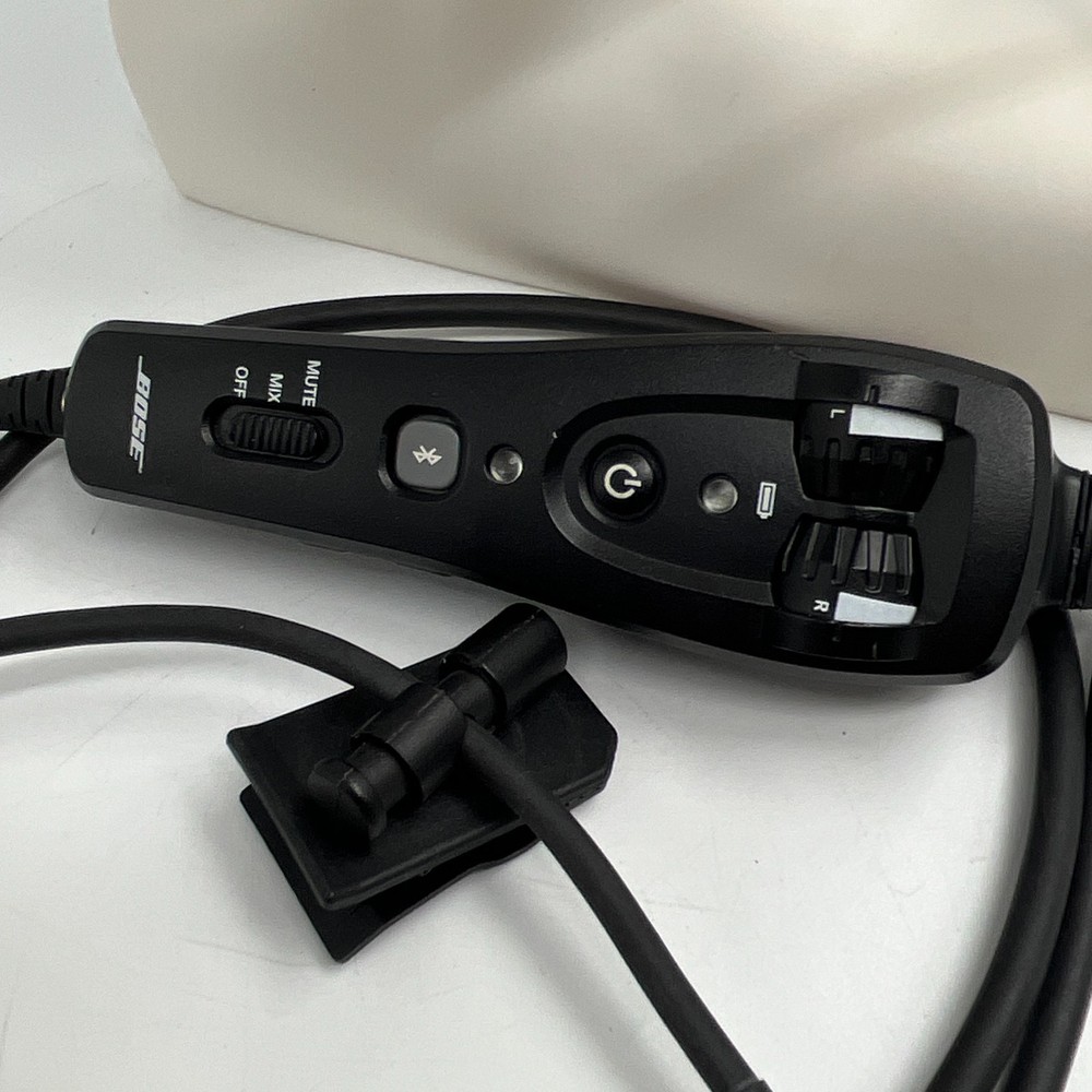 Bose A20 ANR Aviation Headset Single Lemo 6 Pin Plug With Bluetooth