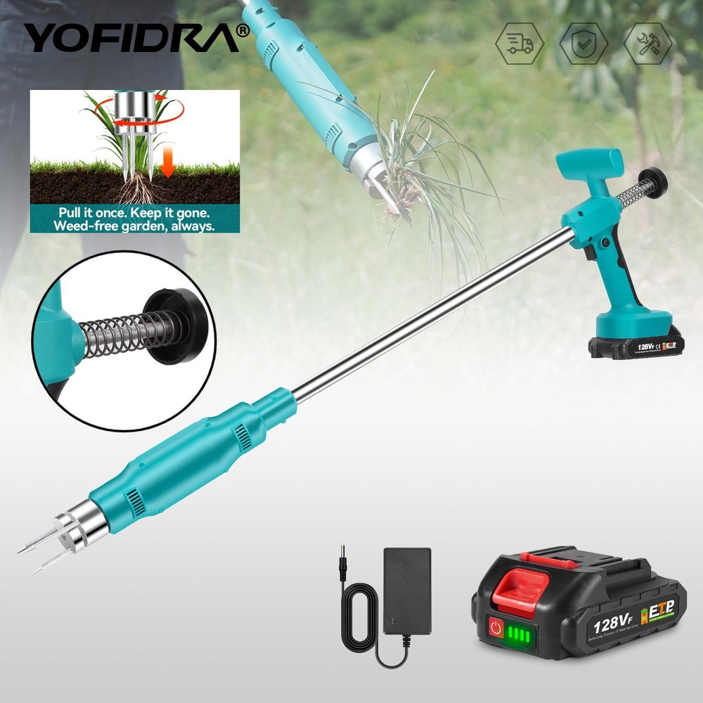 Battery Powered Cordless Weed Puller Tool Electric StandUp Weed Puller Tool