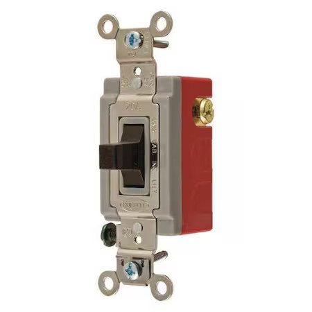 Bryant 4921 Wall Switch, Brown, 20A, 1 To 2 Hp