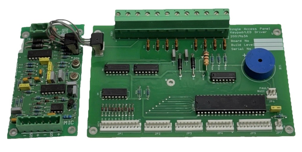 Single Access Panel Keypad Single Access Panel Mic Preamp 2001962A