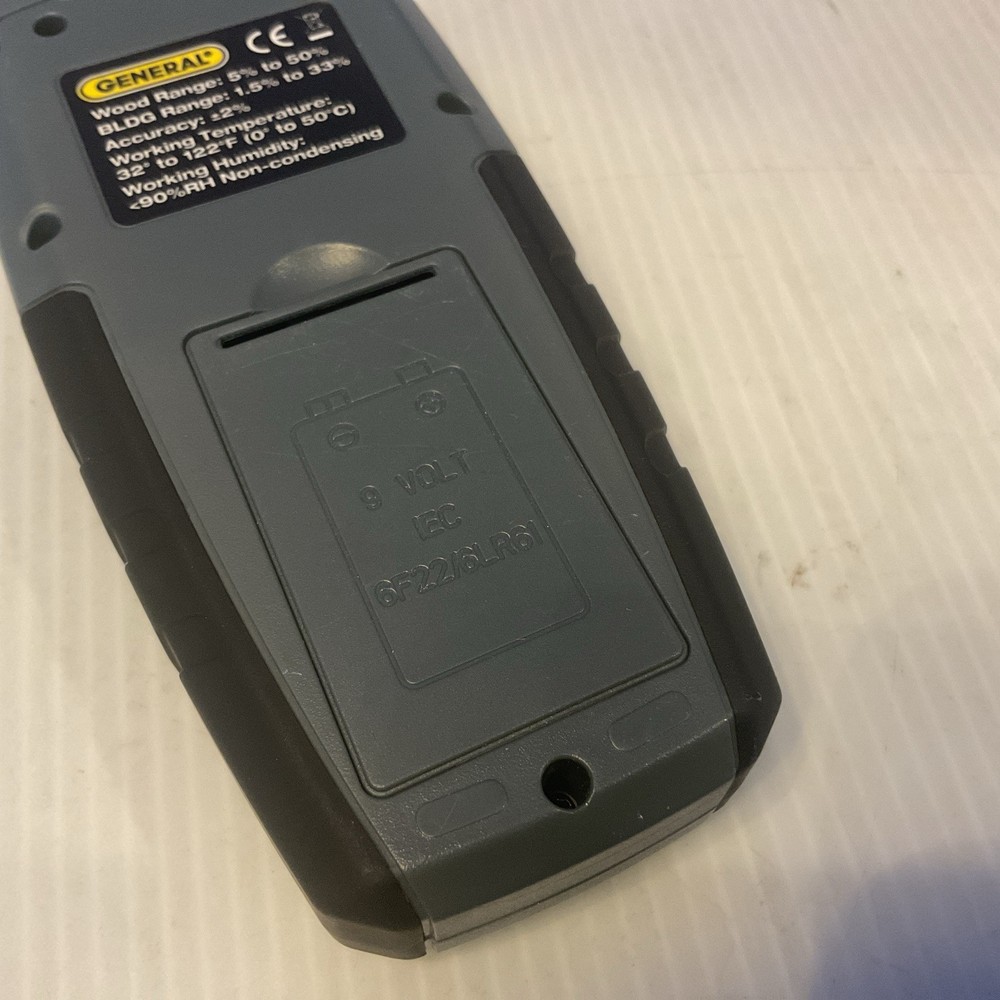 General Tools MMD4E Pin Type Digital Moisture Meter Wood Drywall