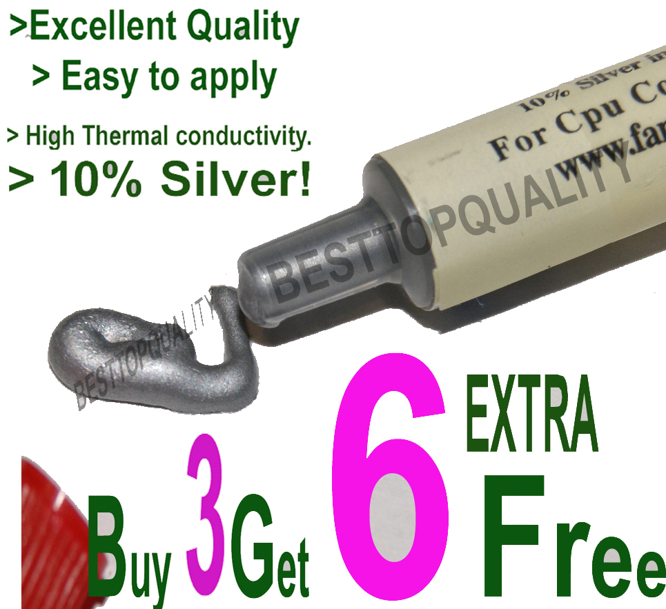 SILVER Thermal Grease CPU GPU XBOX PS HeatSink Compound Paste ARCTIC Alternative