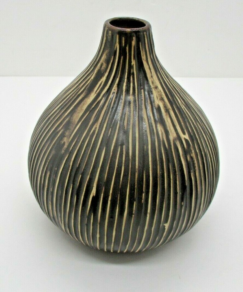 Modern Black and Brown Vase