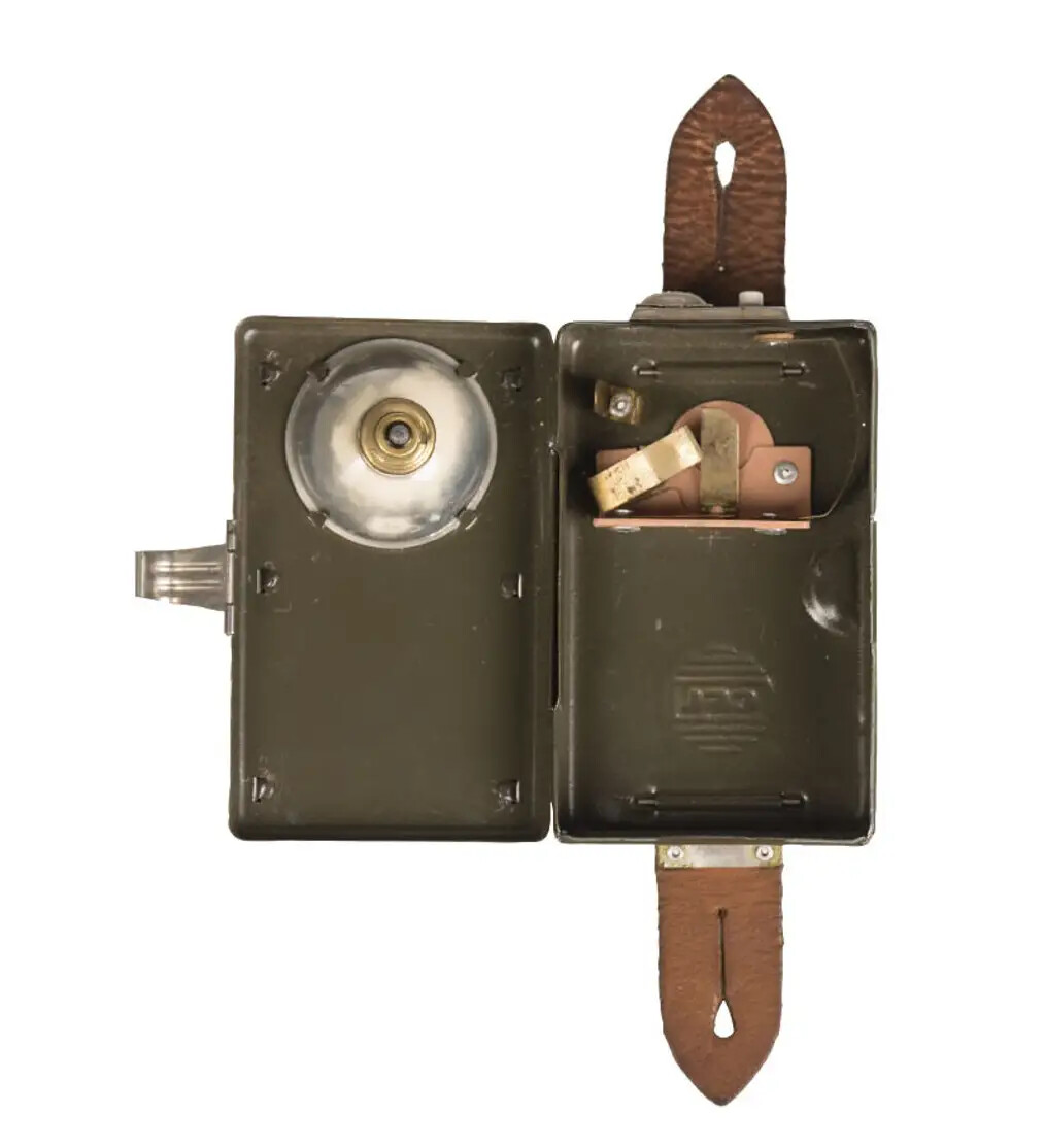 Vintage Military Signal Flashlight Polish Army Lamp Light Cold War Arma Reforger