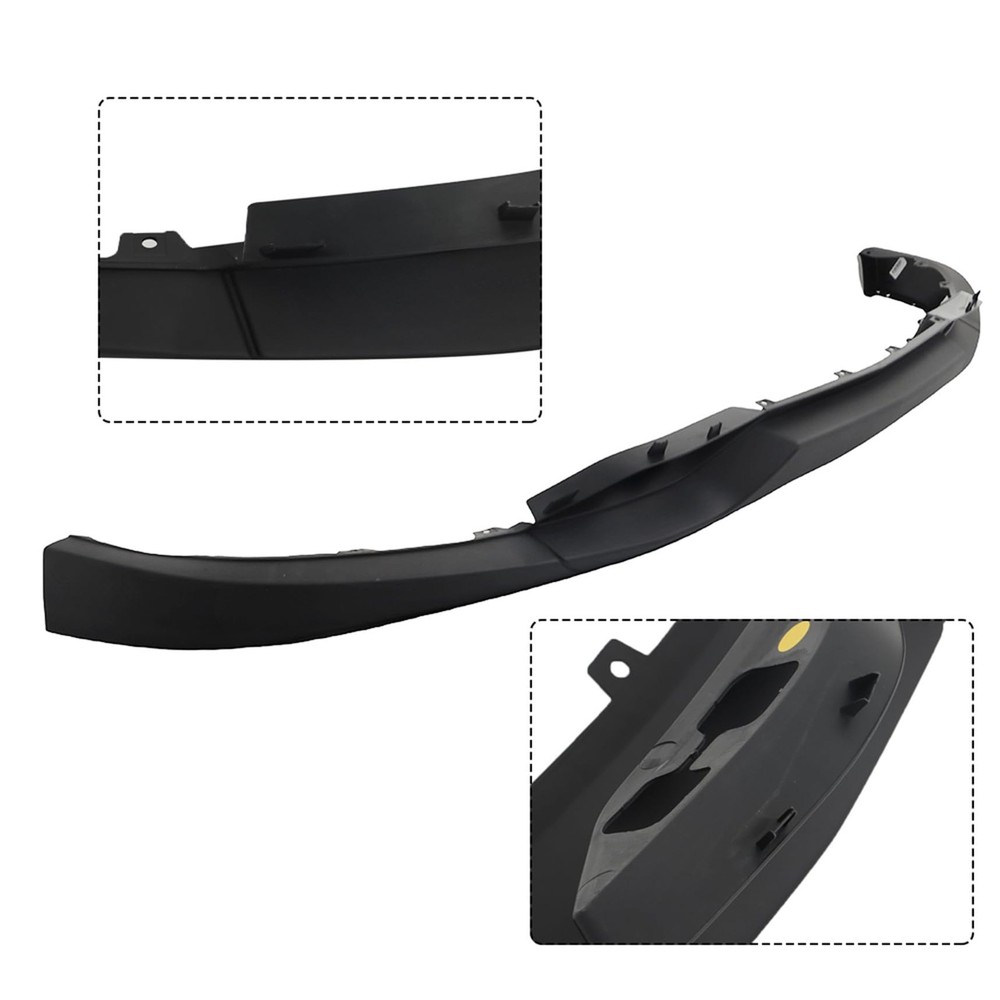 Black Plastic Front Bumper Valance for Silverado 1500 2016-2018