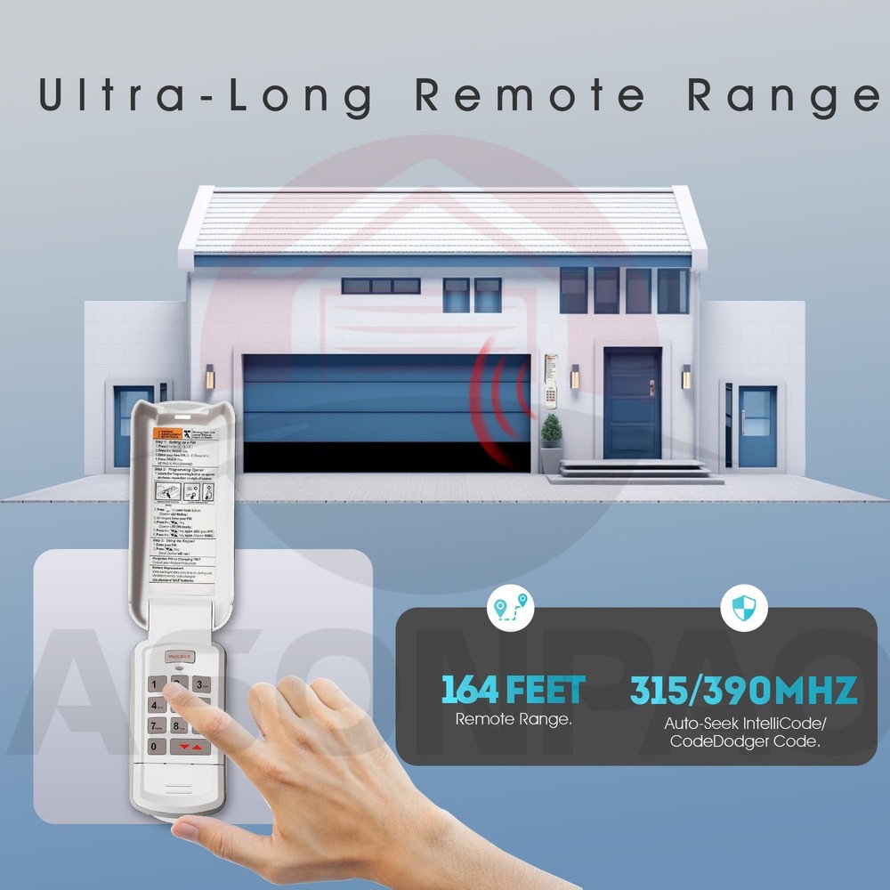 Overhead Door Legacy Odyssey Python Wireless Garage 1 Keypad, White