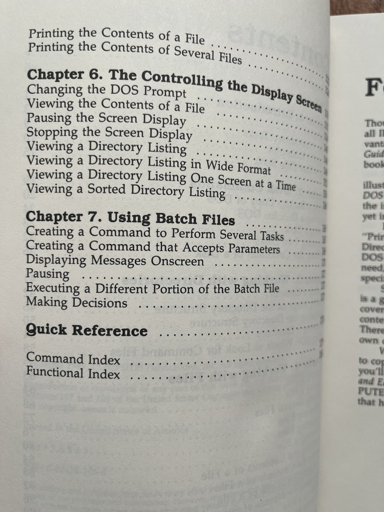 Compute’s Quick And Easy Guide To Using MS-DOS 1987 Vintage Software Computer