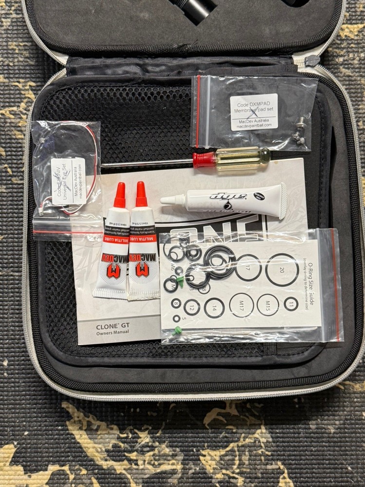 Macdev Clone GT Black Paintball Gun Marker with Barrel kit