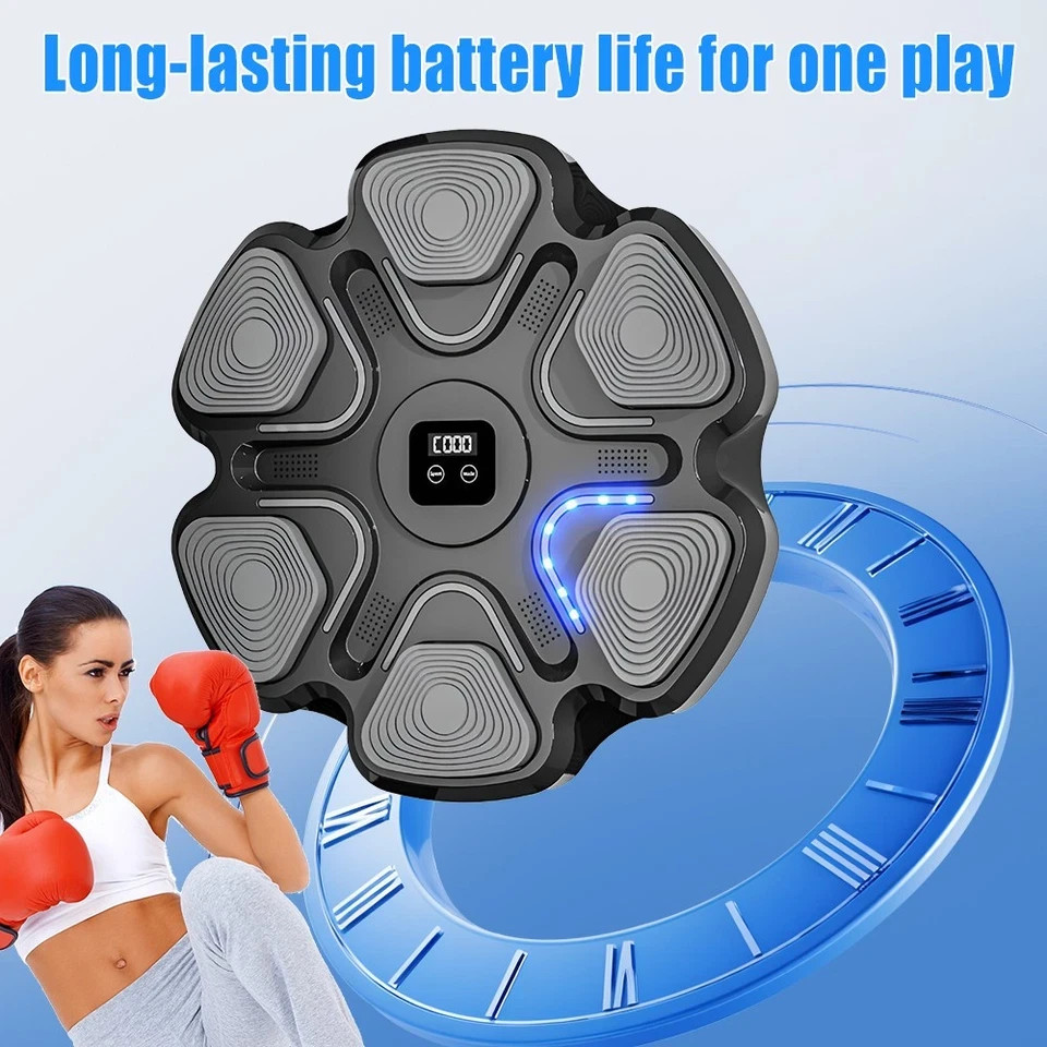 Upgraded Smart Music Boxing Machine Bluetooth Wall Target with Gloves