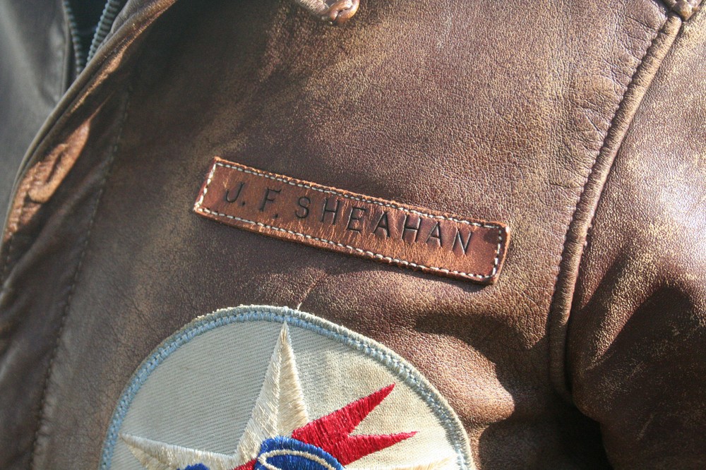 WWII Original A-2 Flight Jacket Size 40 Named 42nd Fighter Squadron