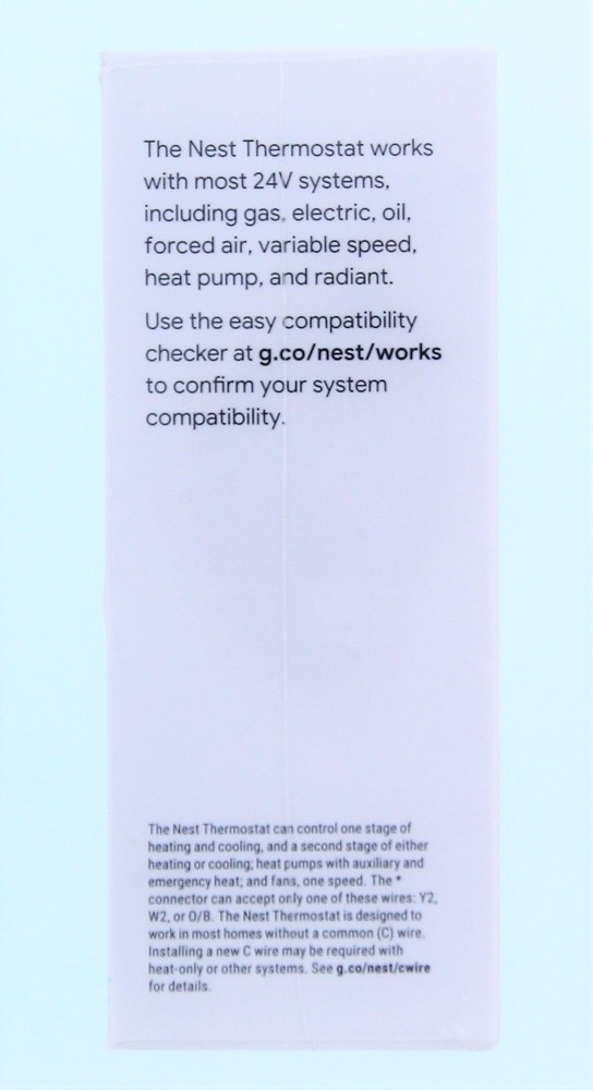 Google Nest Thermostat (Snow)
