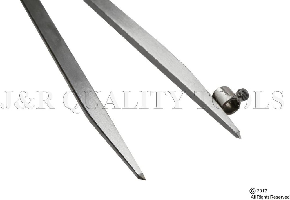LARGE PENCIL MARKING COMPASS CIRCLE MAKER SCRIBER MARKING WING DIVIDER