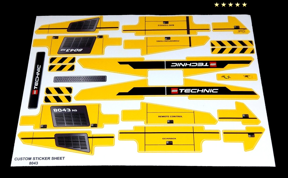 Custom Decal for 8043 Replacement Sticker 8043