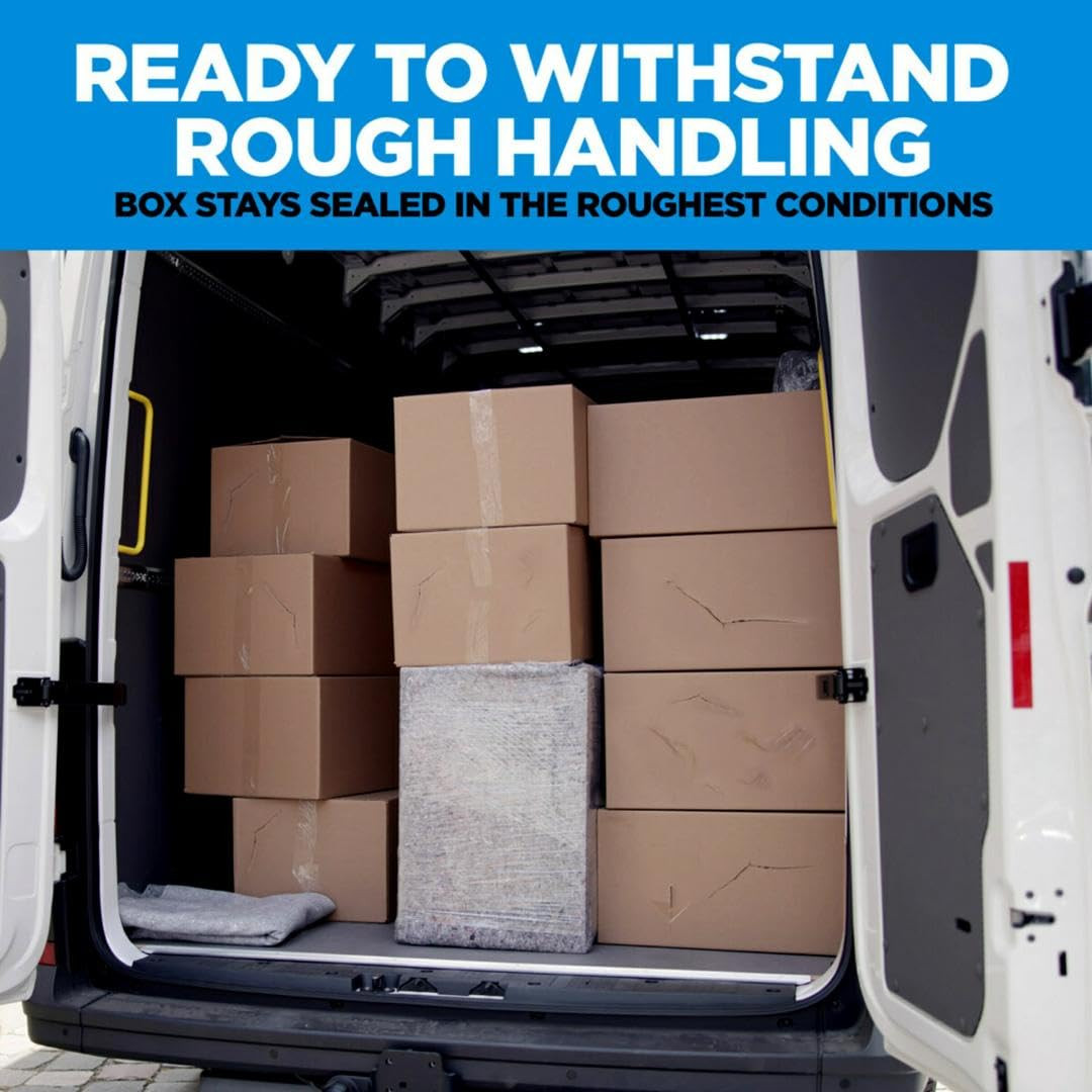 Heavy Duty Shipping and Moving Packing Tape, Clear, Packing and Moving Supplies,