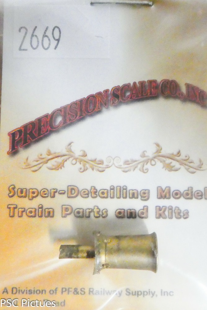 Precision Scale HO #2669 Smokestack, Small Engine, K-36 or 37 (Brass Casting)