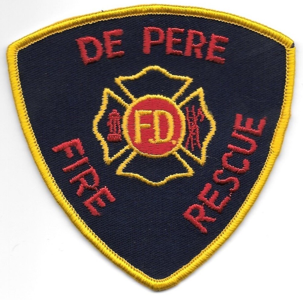 De Pere  Fire - Rescue, Wisconsin  (4" x 4" size) fire patch