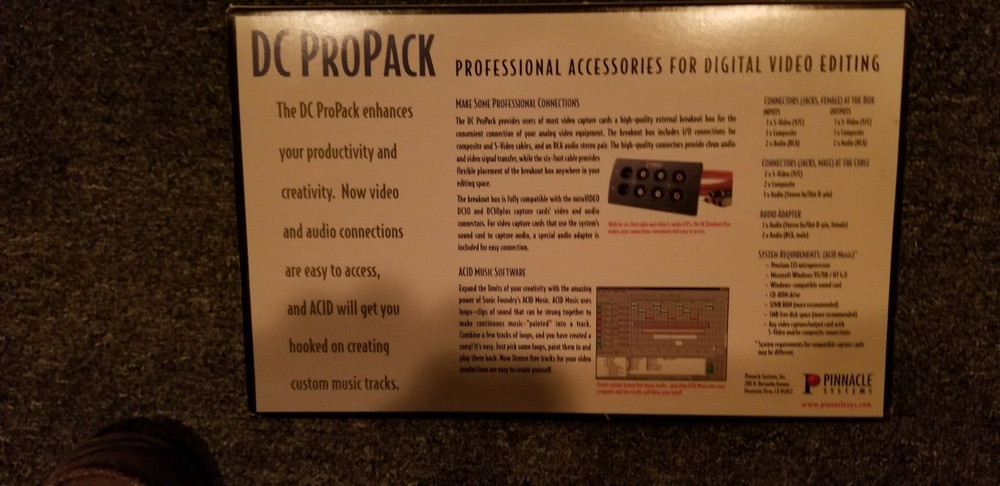 Pinnacle DC1000 Professional Video Editing System