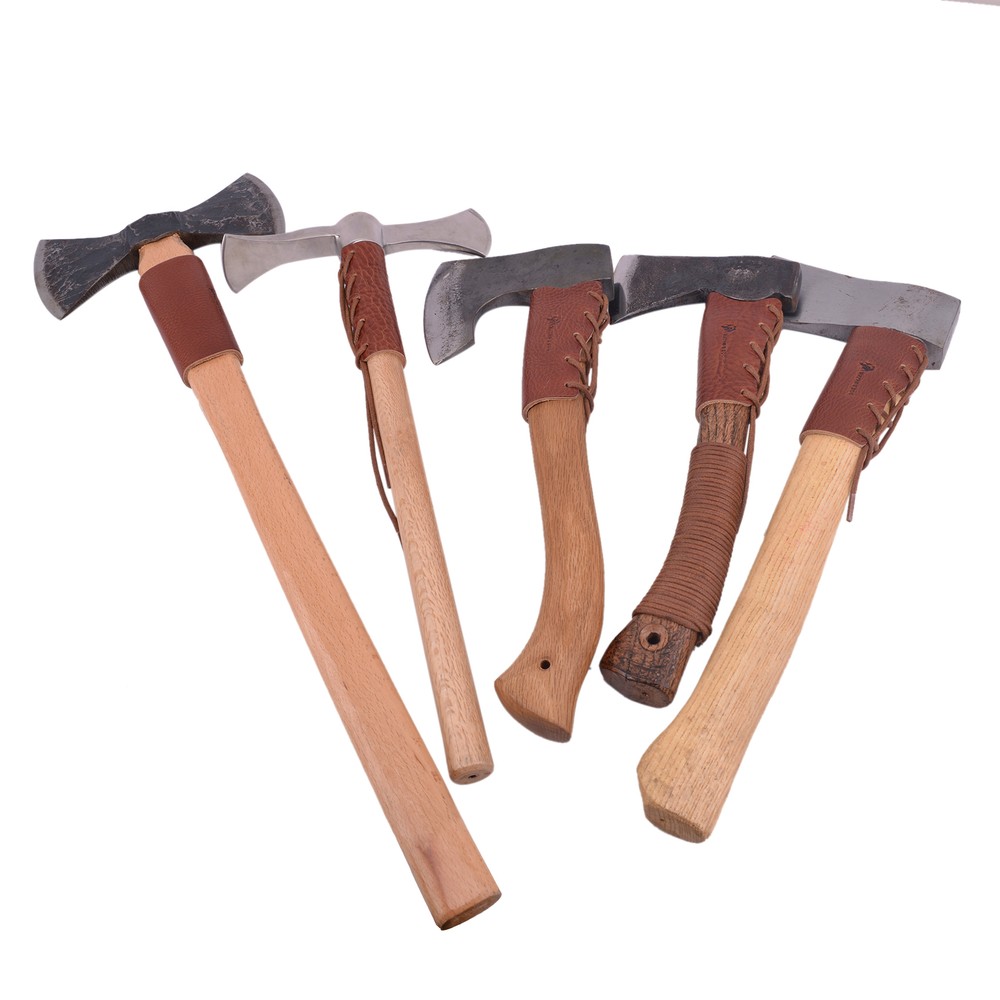 Quality Leather Axe Handle Guard Collar Holster /Axe Protector Covers, Brown