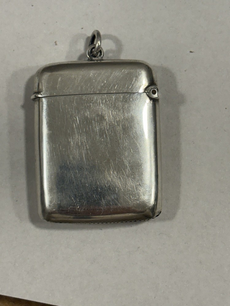 Victorian Sterling Silver Vesta Match Case