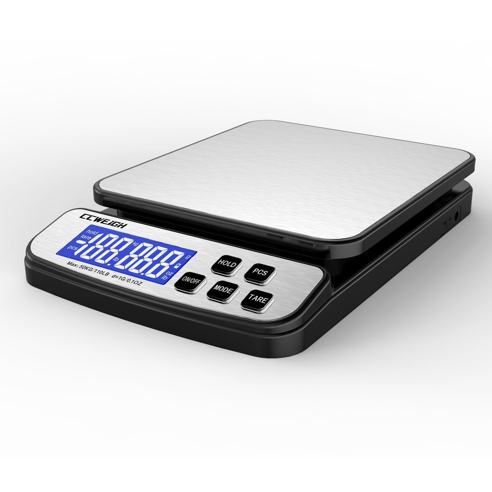 110 LBS Digital Shipping Postal Scale With Hold Counting Function For Packages