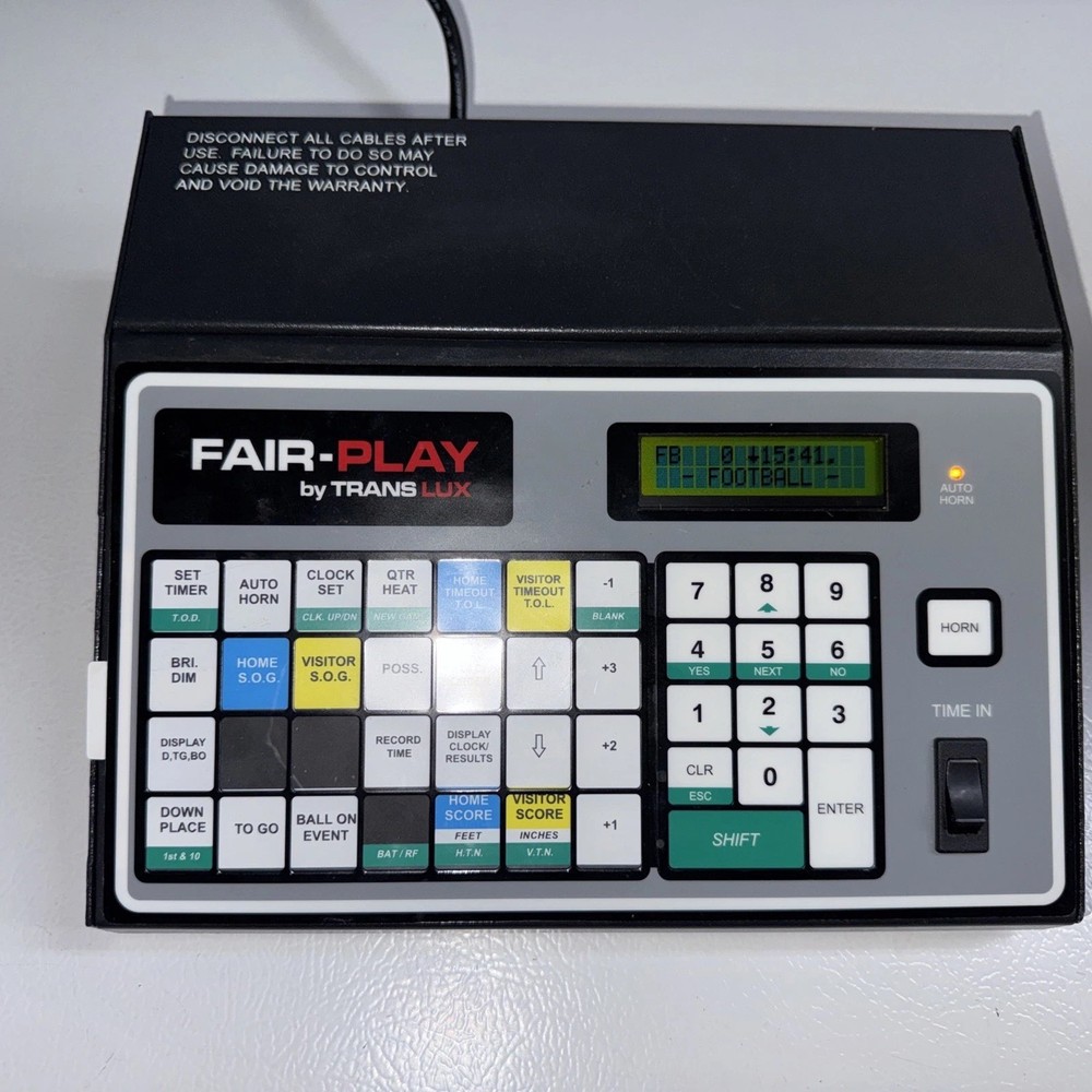 Fair-Play Translux MP70 MP-70 Wired Scoreboard Controller