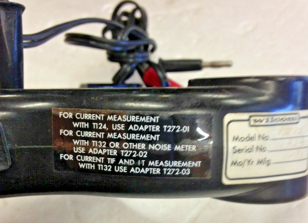 Wilcom Model T272 Clamp-On Current Probe HA07678 *OT15*