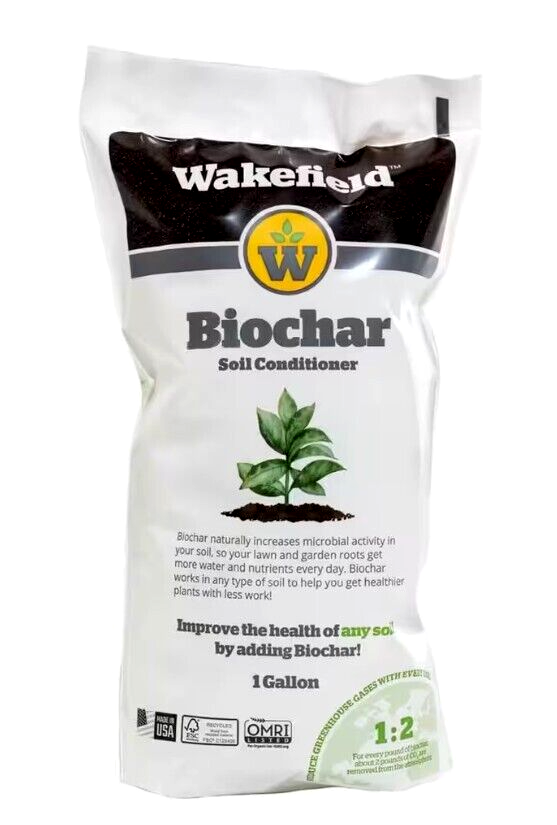 WAKEFIELD BioChar Soil Conditioner - 1 Gallon