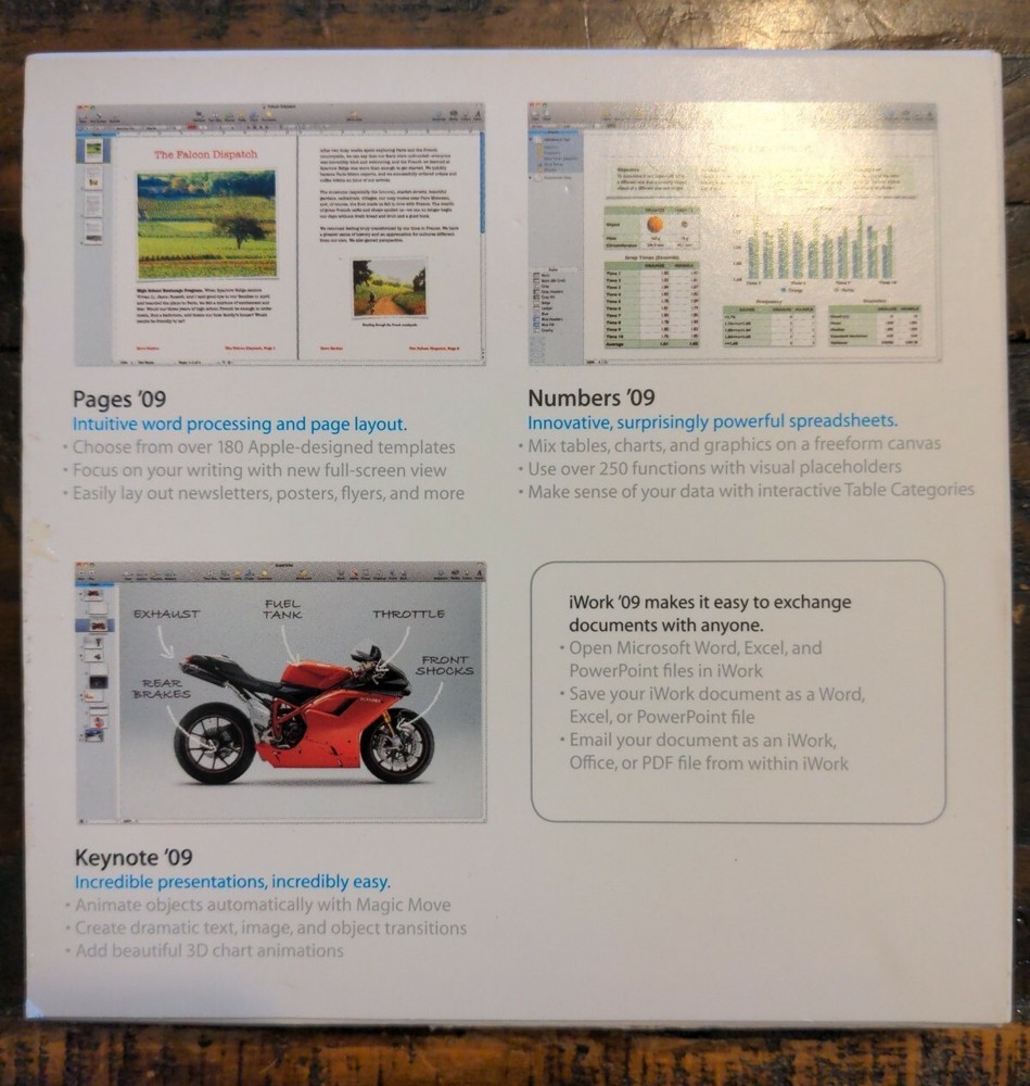 Apple iWork 09 Full Old Version For Mac