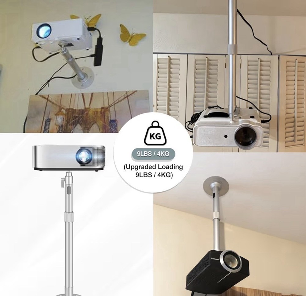 2-Be-Best Upgraded Projector Mount Extending Projector Ceiling Mount Adjustable