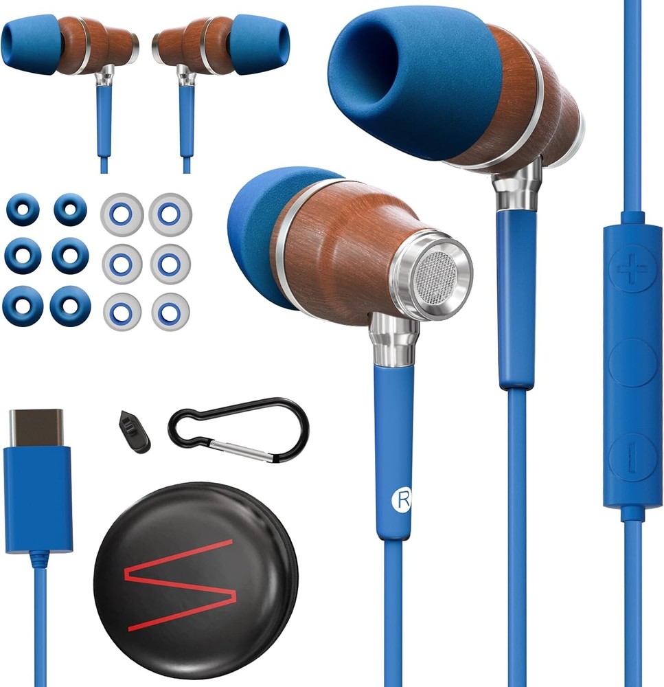 Symphonized NRG C Premium Earphones for iPhone 15, 16 & Android & USB C Devices