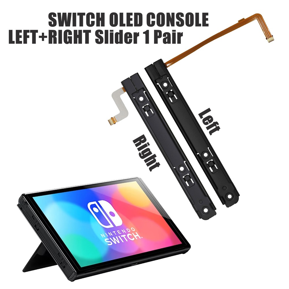 Left Right Slider Sliding Rail Cable Replace For Nintendo Switch OLED Console