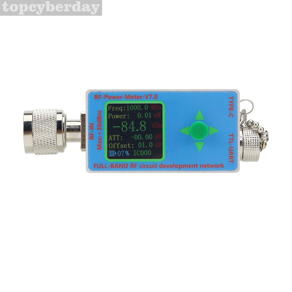 N-Type RF Power Meter V7 10GHz Type-C Full-band RF Circuit Development Network