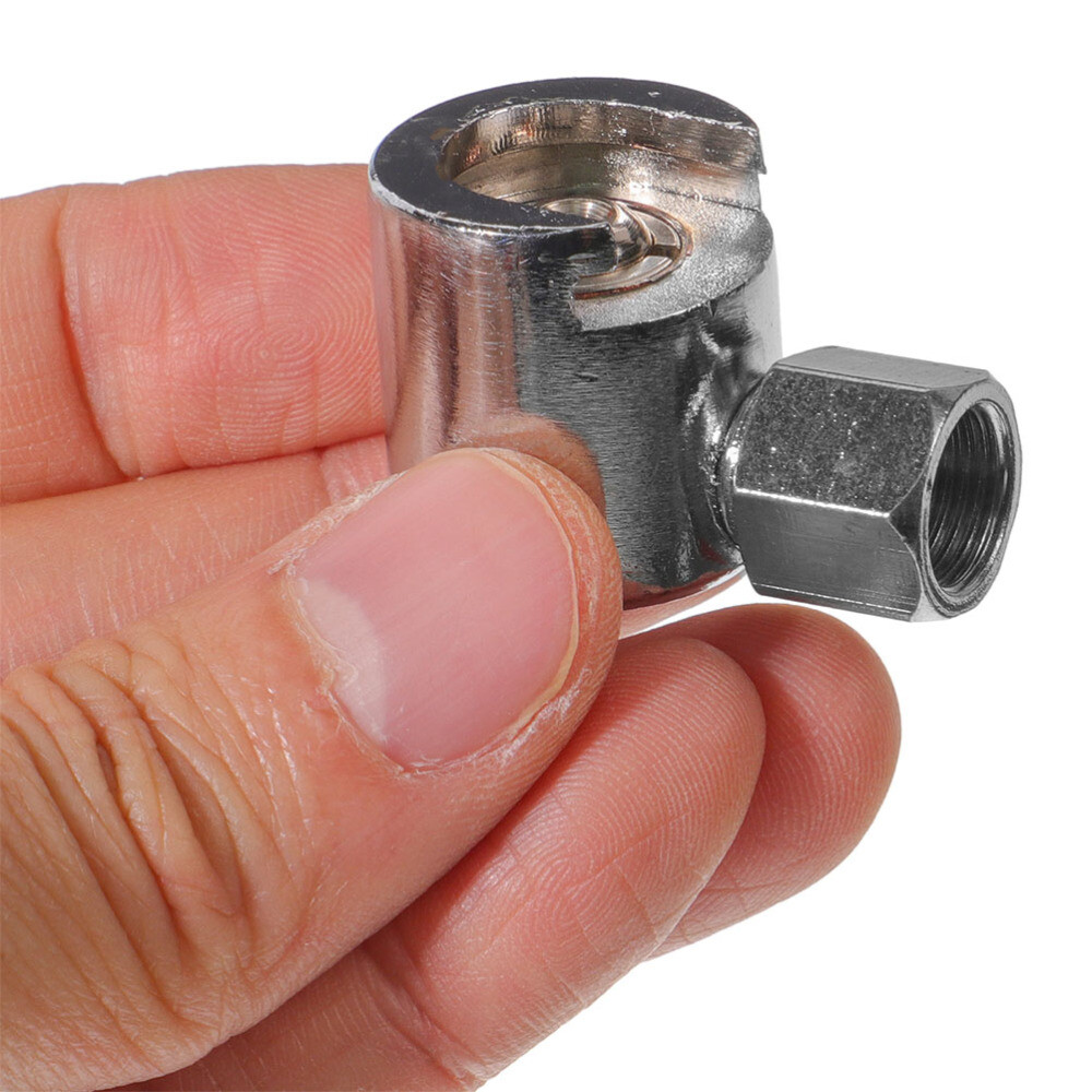 2 Pcs Grease Nozzle Button Head Fitting Coupler Replacement Adapter