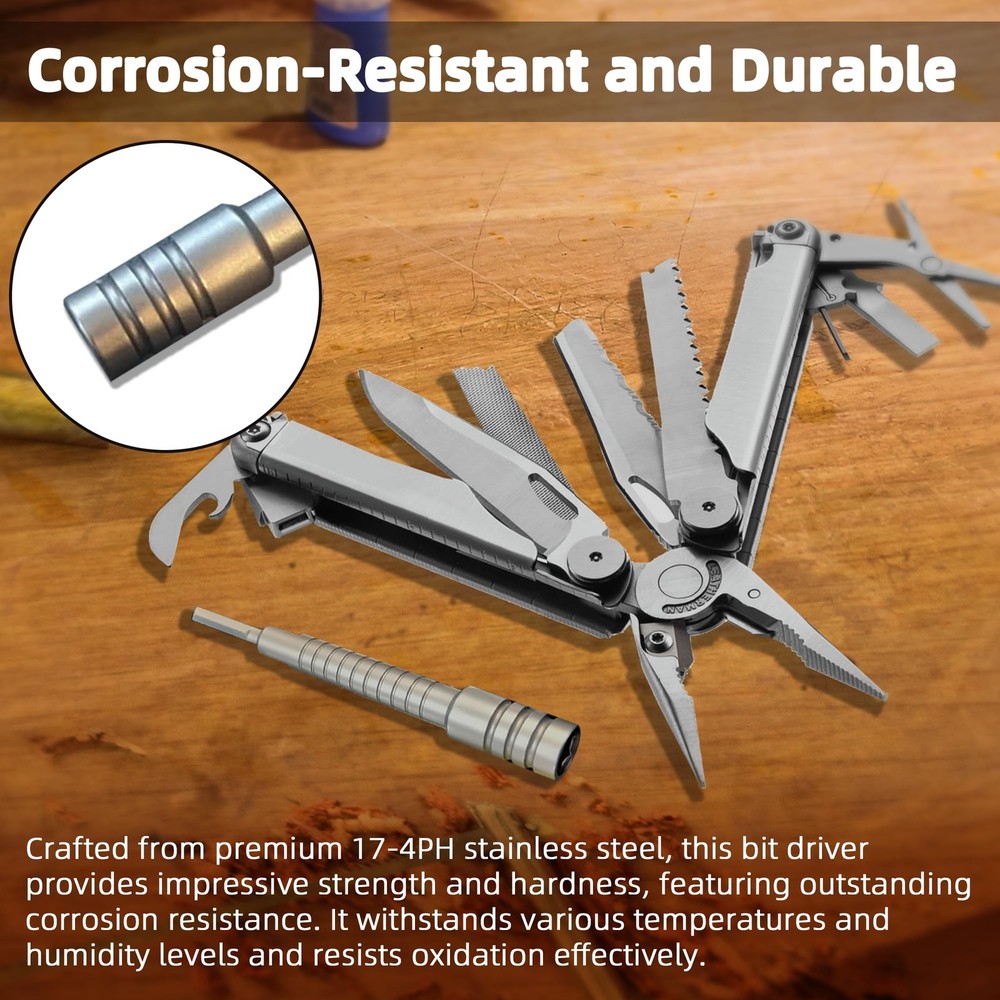 2Pack Calvana Multitool Bit Driver Extender, Ratchet Driver, Addon Accessory ...