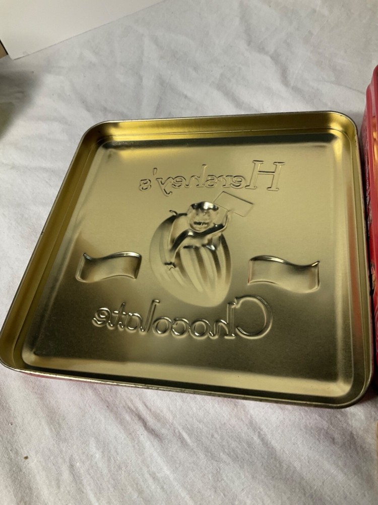 Hersheys Chocolate square tin 6”