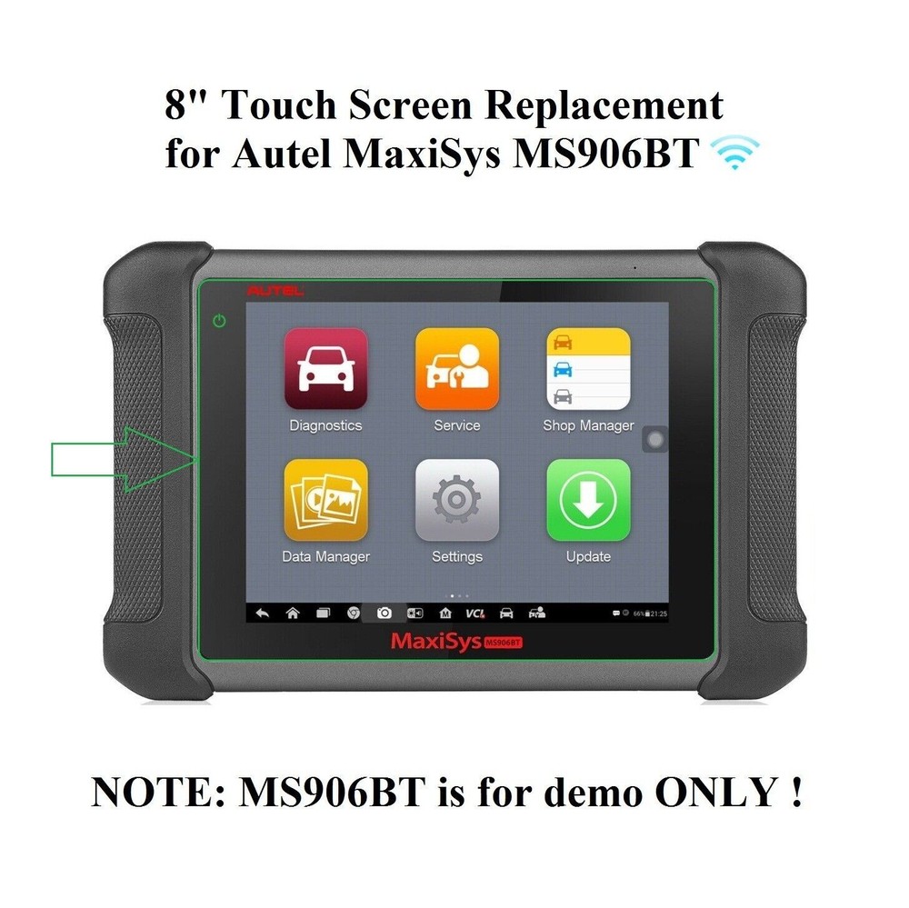 Touch Screen Digitizer Replacement for Autel MS906BT Scanner