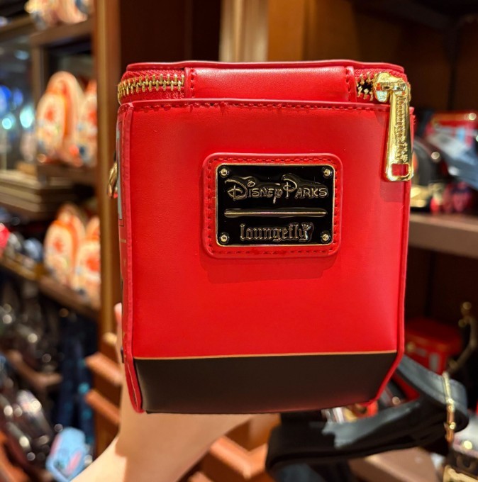 NEW 2026 Disney Parks Loungefly Railroad Train Mickey Minnie Mouse Crossbody Bag