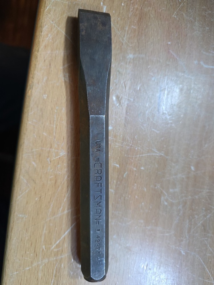 Craftsman Tool 3/4" Cold Chisel 942975 WF USA