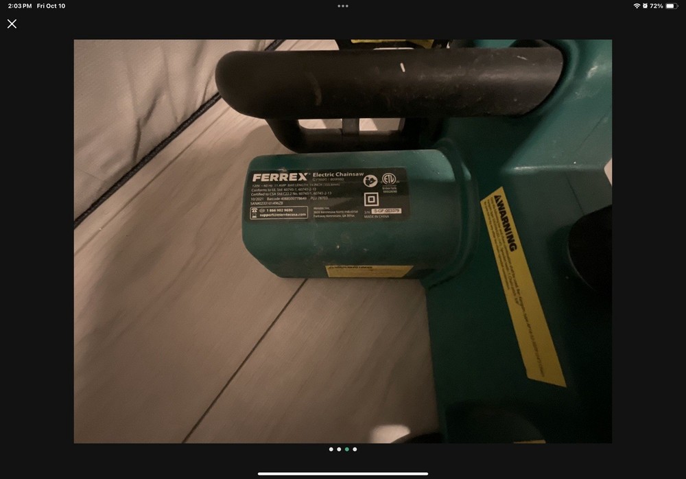Ferrexx Electric Chainsaw