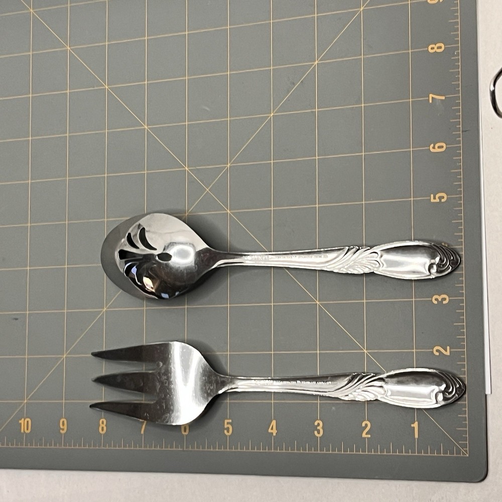 28 PIECES Hampton Silversmiths Stainless Flatware Danube Pattern fork spoon SL