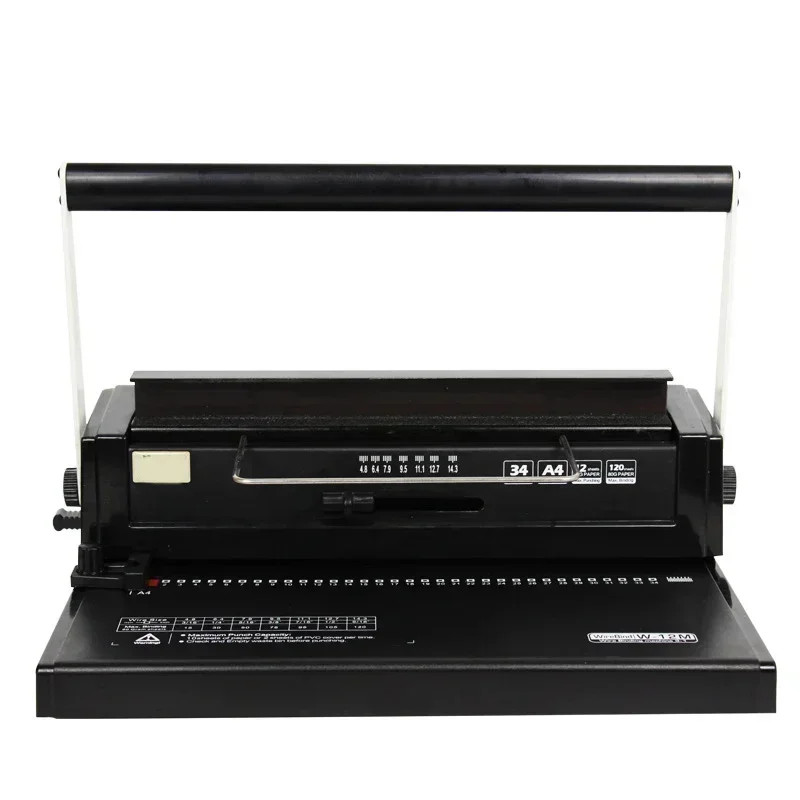 W12M Binding Machine Double Wire-O Manual Punch Binding Machine Punching Machine