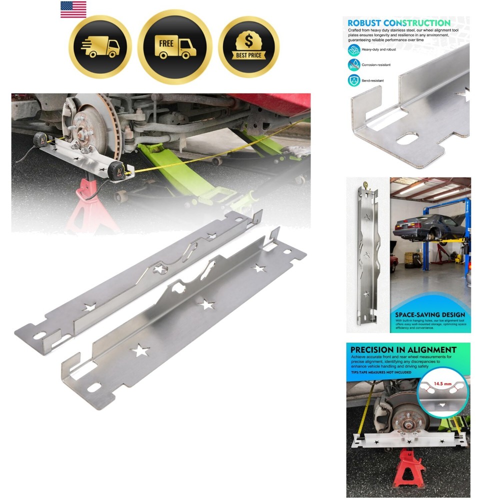 Stainless Steel Wheel Alignment Tool Plate for Precision Vehicle Alignment