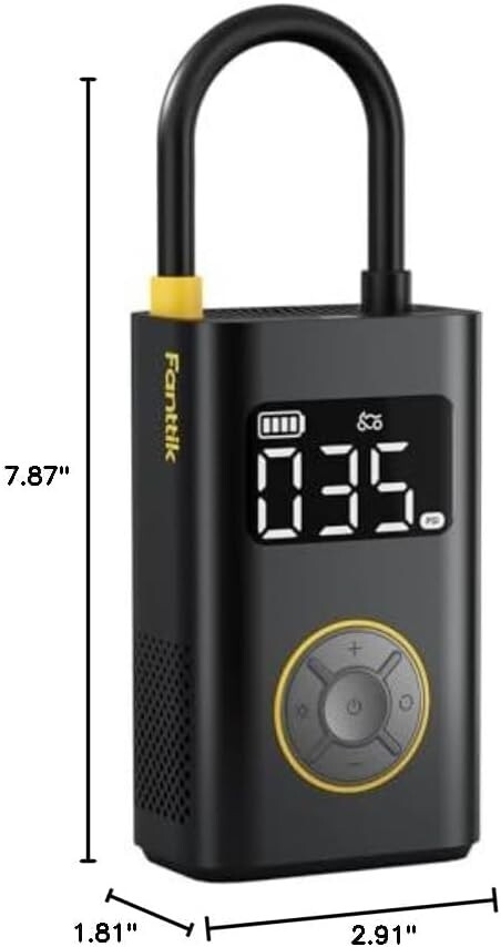 Fanttik X9 Pro Portable Tire Inflator for Motorcycle, 27s Fast Inflate Electric