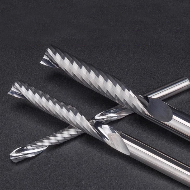 5A Single Flute End Mill Solid Carbide Spiral Router Bit Milling Cutter Bit CNC