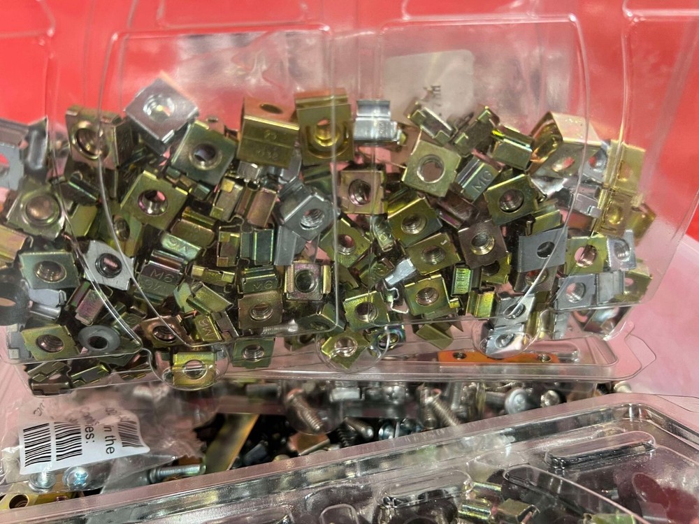 40 LB Rack Mount Screws and Cage Nuts for Rack Mount Server Cabinet