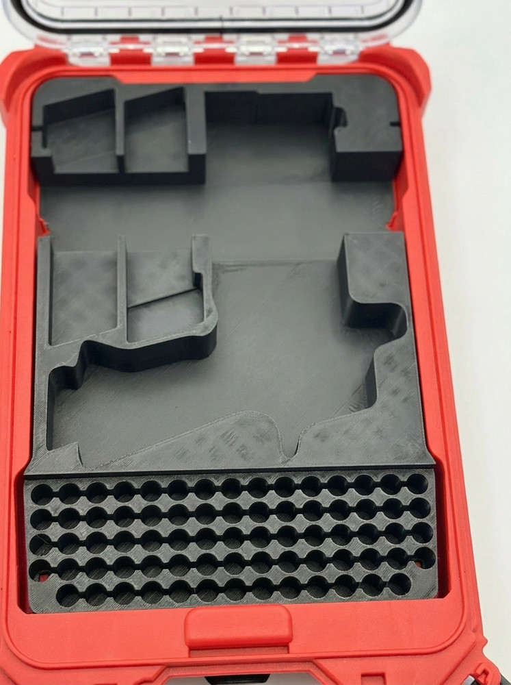 Sig Sauer P320 X Five Milwaukee PACKOUT Low Profile Bin (Insert Only) Red Dot