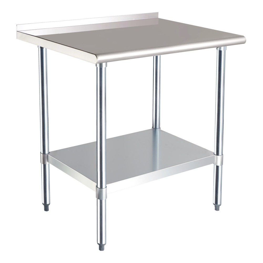 Darling Foodservice 24 x 36" Work Table w/ Backsplash