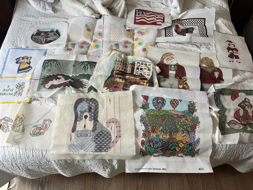 16 Needlepoint Canvases