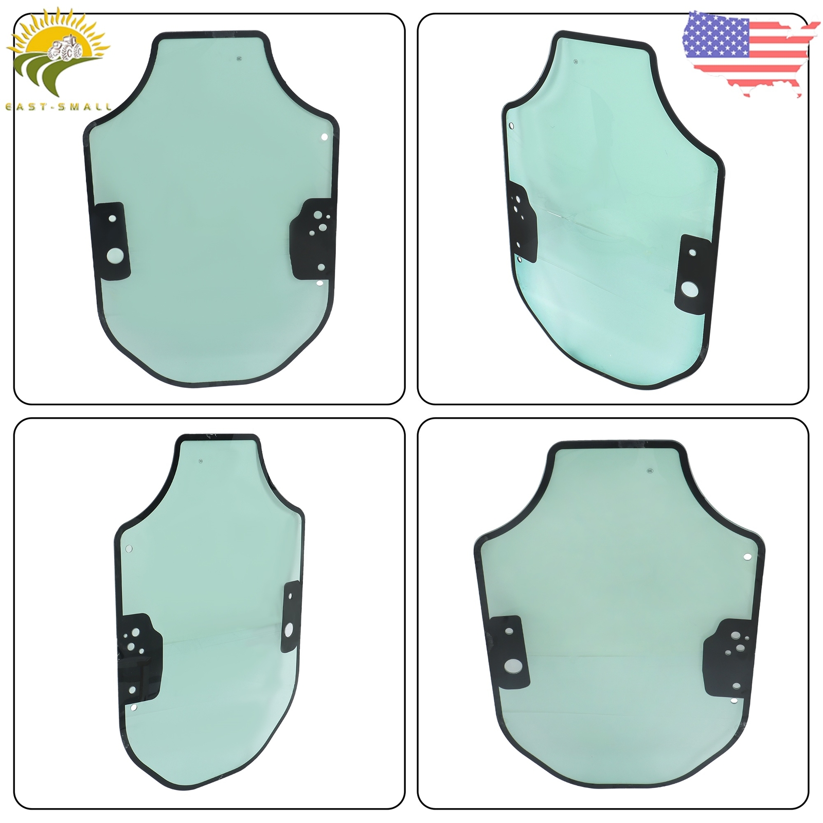 345-6230 Cab Glass Door For Caterpillar Skid Steer 299D3XHP, 262D3, 279D3, 259D