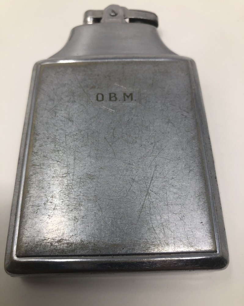 Vintage RONSON Cigarette Case With Attached Lighter